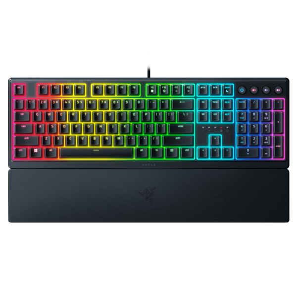 Gamer billentyűzet Razer Ornata V3 Low-profile Mecha-membrane RGB Billentyűzet, US kiosztás akciós termékkép 1