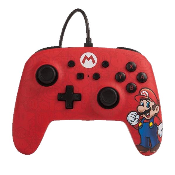 Vezetékes vezérlő PowerA Enhanced Nintendo Switch számára, Mario