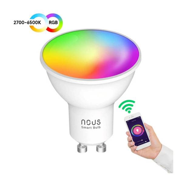 Nous Okos WIFI RGB GU10 P8 Izzó