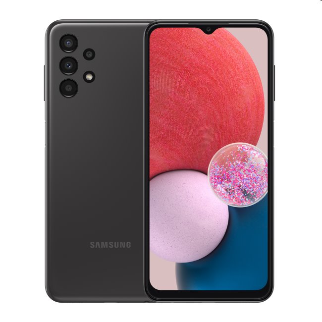 Samsung Galaxy A13, 3/32GB, fekete, B osztály - használt, 12 hónap garancia