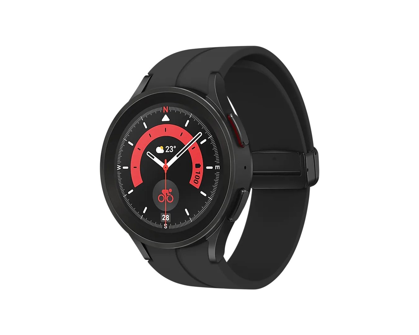 Samsung Galaxy Watch5 Pro 45mm, black titanium, C osztály - használt, 12 hónap garancia Samsung Galaxy Watch5 Pro 45mm, black titanium, C osztály - használt, 12 hónap garancia