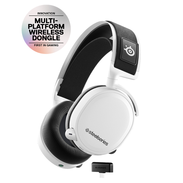 Steelseries Arctis 7+ játékos fülhallgató, fehér Steelseries Arctis 7+ játékos fülhallgató, fehér