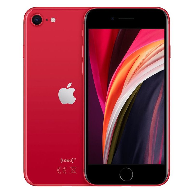 Apple iPhone SE (2020) 128GB, red, B osztály - használt, 12 hónap garancia