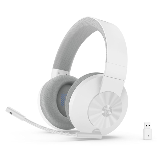 Lenovo Legion H600 Vezeték nélküli Játékos fülhallgató, fehér