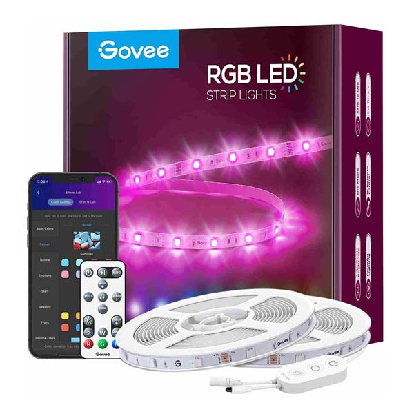 Govee WiFi RGB Okos LED szalag 15m vezérlővel