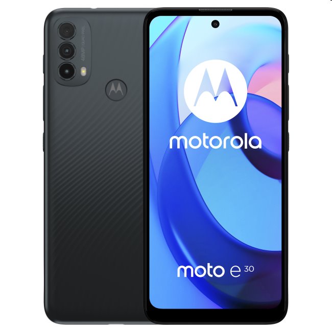Motorola Moto E30, 2/32GB, szürke, B osztály - használt, 12 hónap garancia