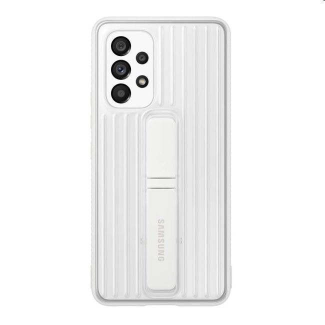 Tok Protective állványing Cover for Samsung Galaxy A53 5G, fehér