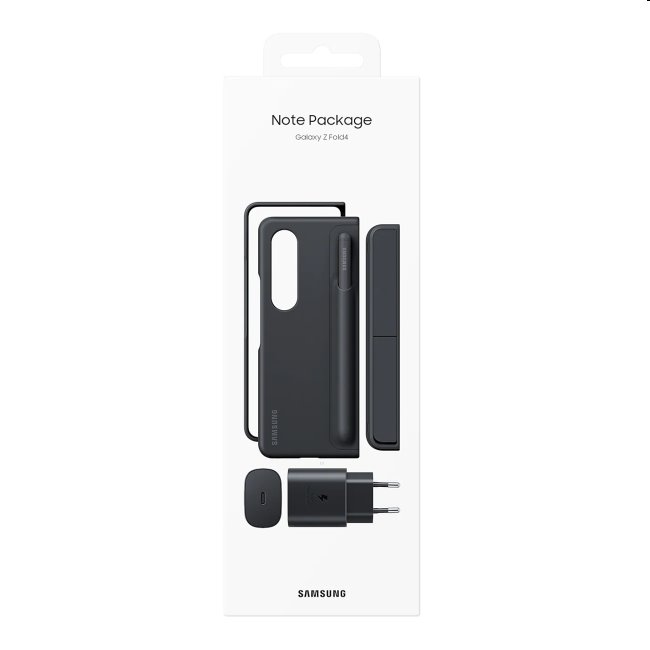 Tok állvánnyal, S pen és töltőadapter for Samsung Galaxy Z Fold4, black