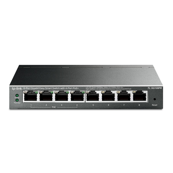 TP-Link TL-SG108PE, 8 port Gigabit Easy Smart Switch