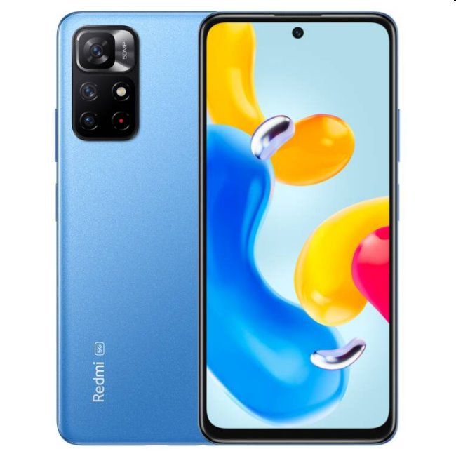 Xiaomi Redmi Note 11S 5G, 6/128GB, kék, B osztály – használt, 12 hónap garancia Xiaomi Redmi Note 11S 5G, 6/128GB, kék, B osztály – használt, 12 hónap garancia