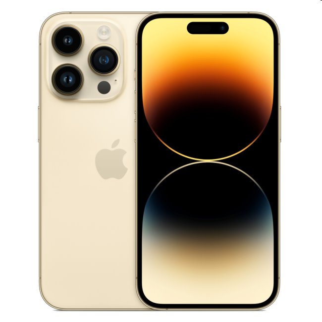 Apple iPhone 14 Pro 256GB, gold, B osztály - használt, 12 hónap garancia