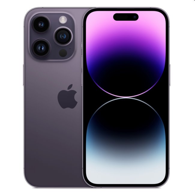 Apple iPhone 14 Pro Max 256GB, deep purple, A osztály - használt, 12 hónap garancia