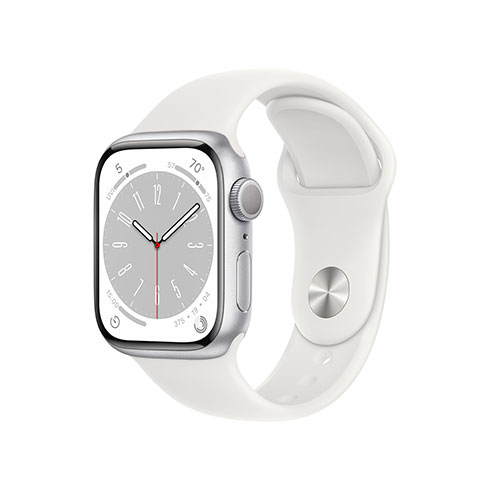 Apple Watch Series 8 GPS 41mm Silver Aluminium Case, B osztály - használt, 12 hónap garancia Apple Watch Series 8 GPS 41mm Silver Aluminium Case, B osztály - használt, 12 hónap garancia