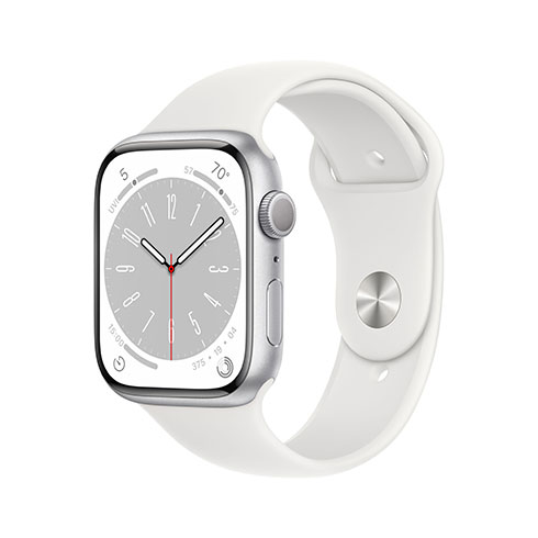 Apple Watch Series 8 GPS 45mm Silver Aluminium Case, A osztály - használt, 12 hónap garancia Apple Watch Series 8 GPS 45mm Silver Aluminium Case, A osztály - használt, 12 hónap garancia