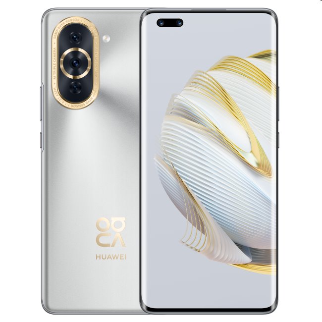 Huawei Nova 10 Pro, 8/256GB, silver, B osztály - használt, 12 hónap garancia