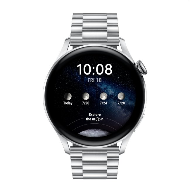 Huawei Watch 3 Elite, silver - OPENBOX (Bontott csomagolás, teljes garancia)