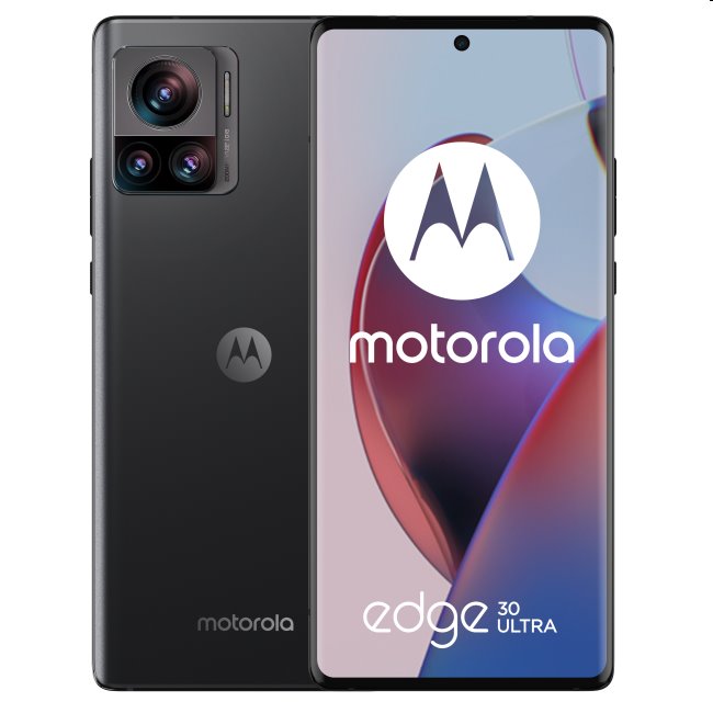 Motorola Edge 30 Ultra, 12/256GB, black, A osztály - használt, 12 hónap garancia