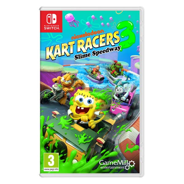 Nickelodeon Kart Racers 3 - Slime Speedway [NSW] - BAZÁR (használt termék)