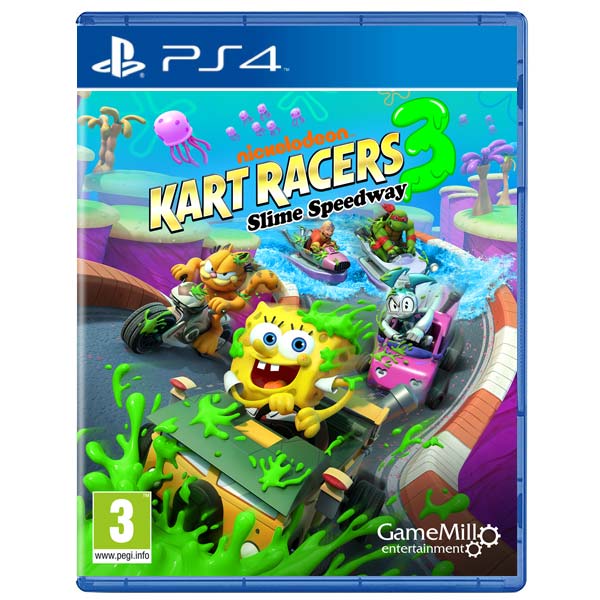 Nickelodeon Kart Racers 3 - Slime Speedway [PS4] - BAZÁR (használt termék)