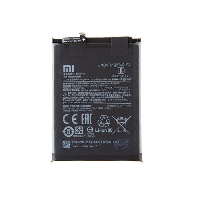 Eredeti Akkumulátor for Xiaomi Redmi 9 és Redmi Note 9 (5020mAh)