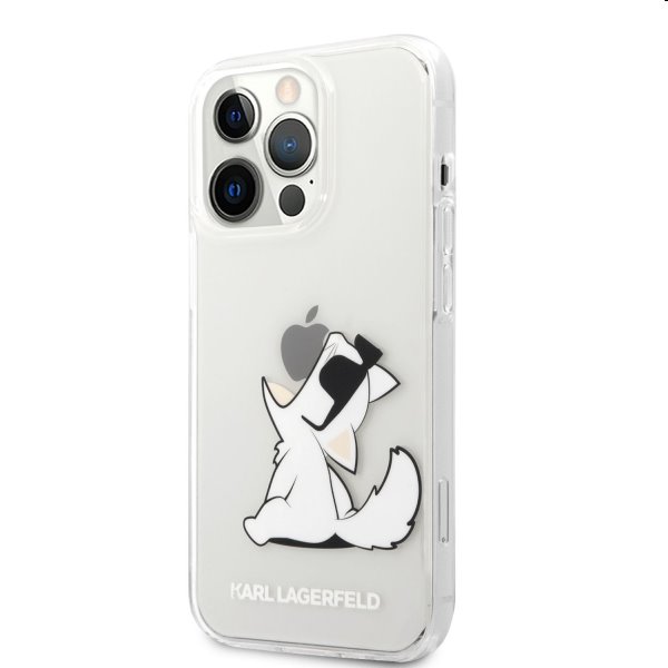 Tok Karl Lagerfeld PC/TPU Choupette Eat for Apple iPhone 14 Pro Max, transparent