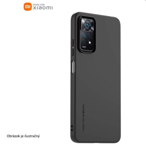 Made for Xiaomi TPU Tok for Xiaomi Redmi Note 11 Pro 4G/5G, fekete