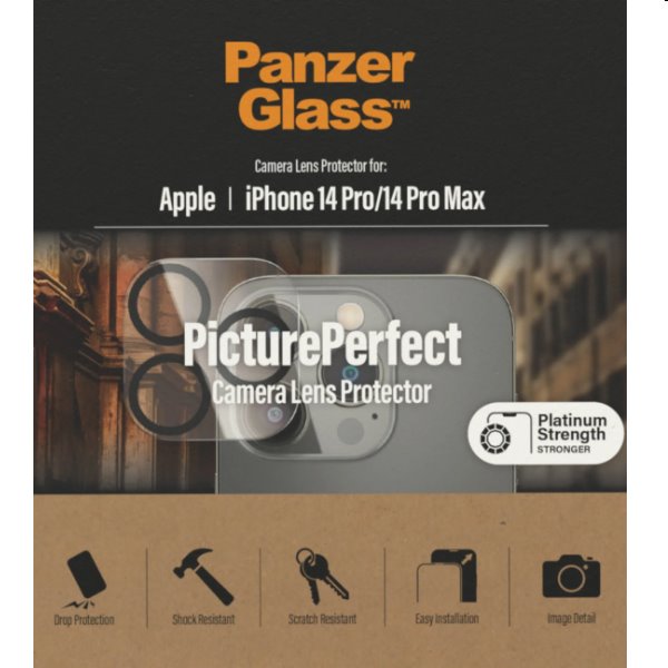 PanzerGlass védőtok fényképezőgép lencséjére for Apple iPhone 14 Pro/14 Pro Max
