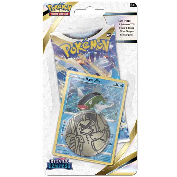 Kártyajáték Pokémon TCG Sword & Shield 12 Silver Tempest Checklane Blister Basculin Kártyajáték Pokémon TCG Sword & Shield 12 Silver Tempest Checklane Blister Basculin