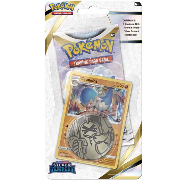 Kártyajáték Pokémon TCG Sword & Shield 12 Silver Tempest Checklane Blister Cranidos (Pokémon)
