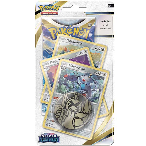 Kártyajáték Pokémon TGC Sword & Shield 12 Silver Tempest Premium Checklane Blister Magnezone (Pokémon)
