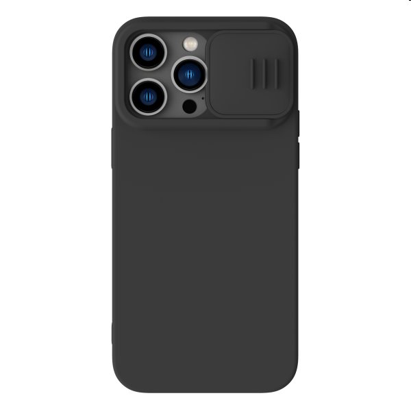 Nillkin CamShield Silky hátlapi szilikontok for Apple iPhone 14 Pro, fekete