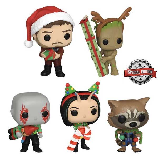 POP! 5 Pack The Guardians of the Galay Holiday (Marvel) Special Edition POP! 5 Pack The Guardians of the Galay Holiday (Marvel) Special Edition