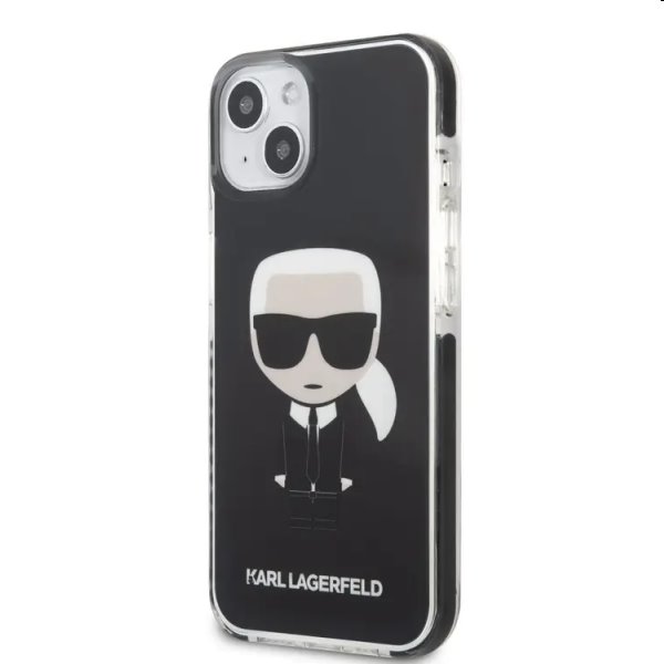 Tok Karl Lagerfeld TPE Full Body Ikonik for Apple iPhone 13 mini, fekete