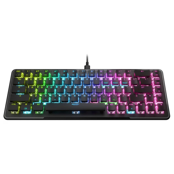 Roccat Vulcan II Mini, Gamer billentyűzet Red Switch, RGB LED, US kiosztás, fekete akciós termékkép 1