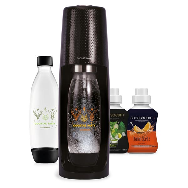SodaStream Spirit Cocktail Party Pack, fekete SodaStream Spirit Cocktail Party Pack, fekete