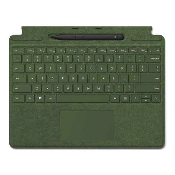 Billentyűzet és toll Microsoft Surface Pro Signature ENG + Slim Pen 2, zöld