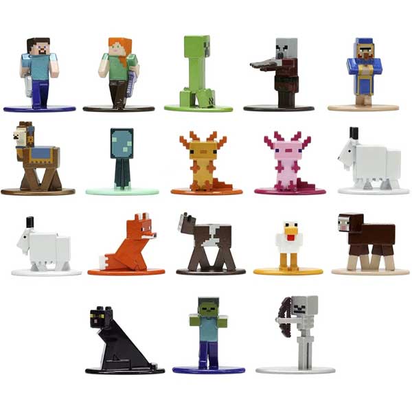 Multi Pack Nano Figurák Wave 8 (Minecraft)