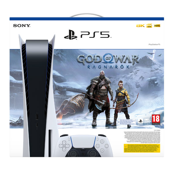 PlayStation 5 + God of War: Ragnarök HU - OPENBOX (Bontott csomagolás, teljes garancia)