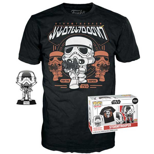 POP! Tees: Stormtrooper Figure & TShirt (Star Wars) S