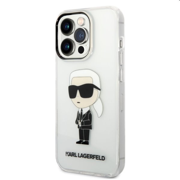 Tok Karl Lagerfeld IML Ikonik NFT for Apple iPhone 14 Pro, átlátszó