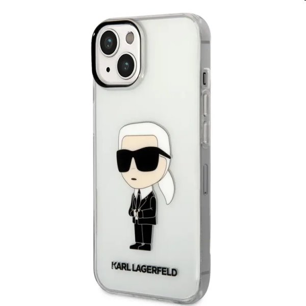 Tok Karl Lagerfeld IML Ikonik NFT for Apple iPhone 14, átlátszó