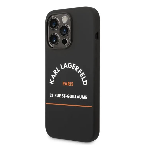 Tok Karl Lagerfeld Rue St Guillaume for Apple iPhone 14 Pro Max, fekete