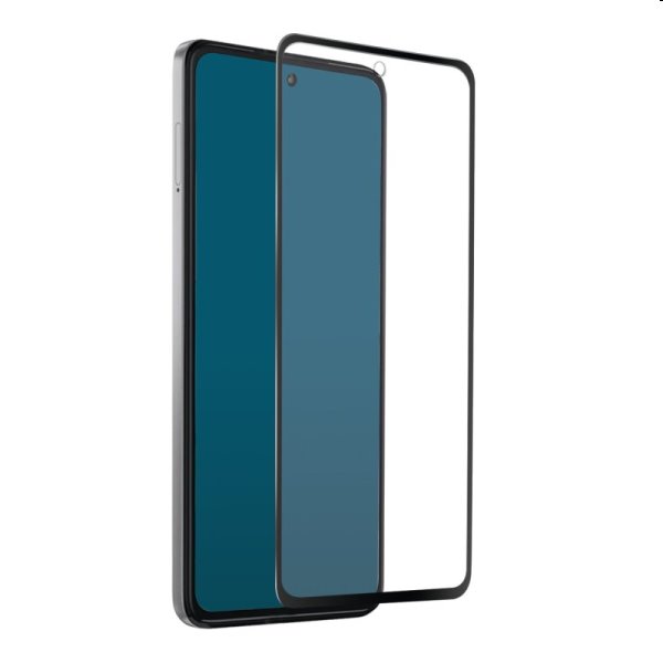 Edzett üveg SBS Full Cover for Motorola Moto G42, fekete