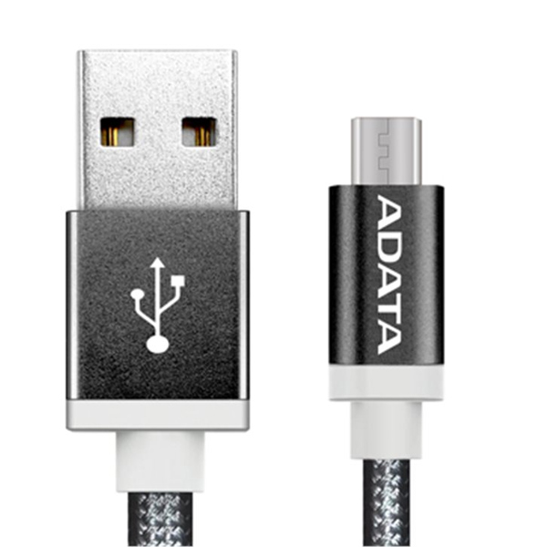 ADATA Micro USB kábel fonott 1 m, fekete
