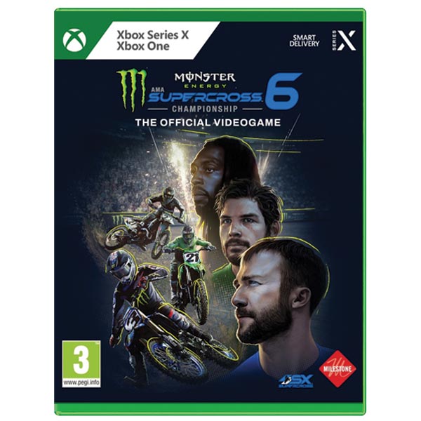 Monster Energy Supercross 6 [XBOX Series X] - BAZÁR (használt termék)