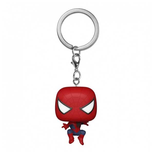 POP! Kulcstartó Spider Man No Way Home Spider Man Friendly Neighborhood (Marvel)