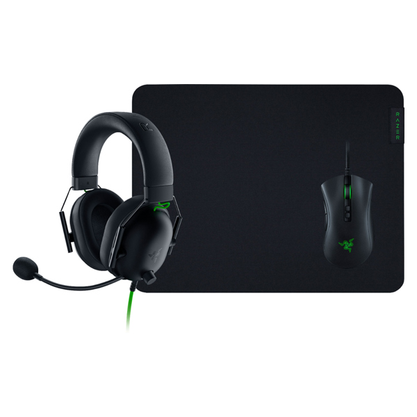Razer Battle Bundle (BlackShark V2 X, Death Adder V2, Gigantus V2 Medium) Razer Battle Bundle (BlackShark V2 X, Death Adder V2, Gigantus V2 Medium)