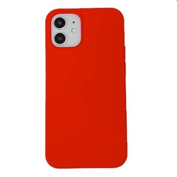 Devia Nature Series Silicone Case tok Apple iPhone 12 mini számára, piros