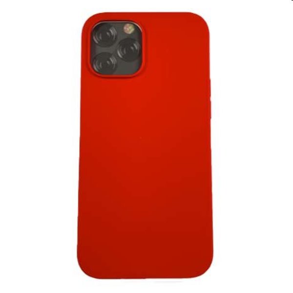 Devia Nature Series Silicone Case tok Apple iPhone 12 Pro Max számára, piros