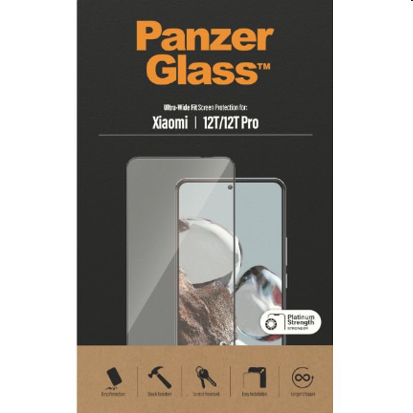 Védőüveg PanzerGlass UWF AB for Xiaomi 12T Pro/12T, fekete